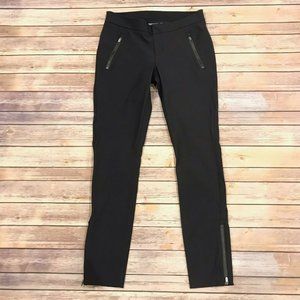 Athleta Wander Skinny Pants Ankle Zippers Stretchy